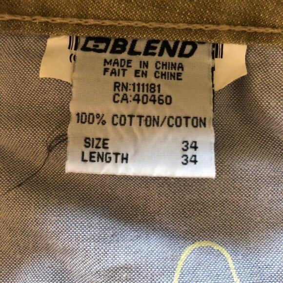 Blend Men's Cotton Casual Pants - Picture 7 of 12